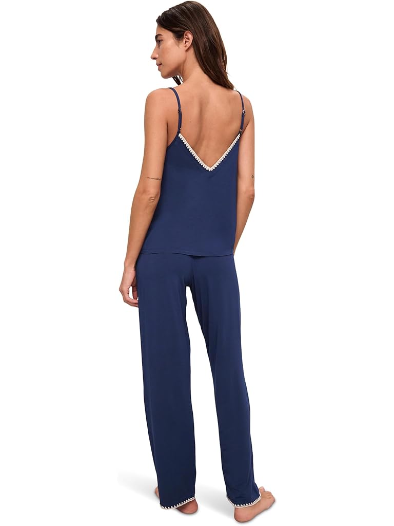 Navy Eberjey Frida Cami And Pant PJ Set