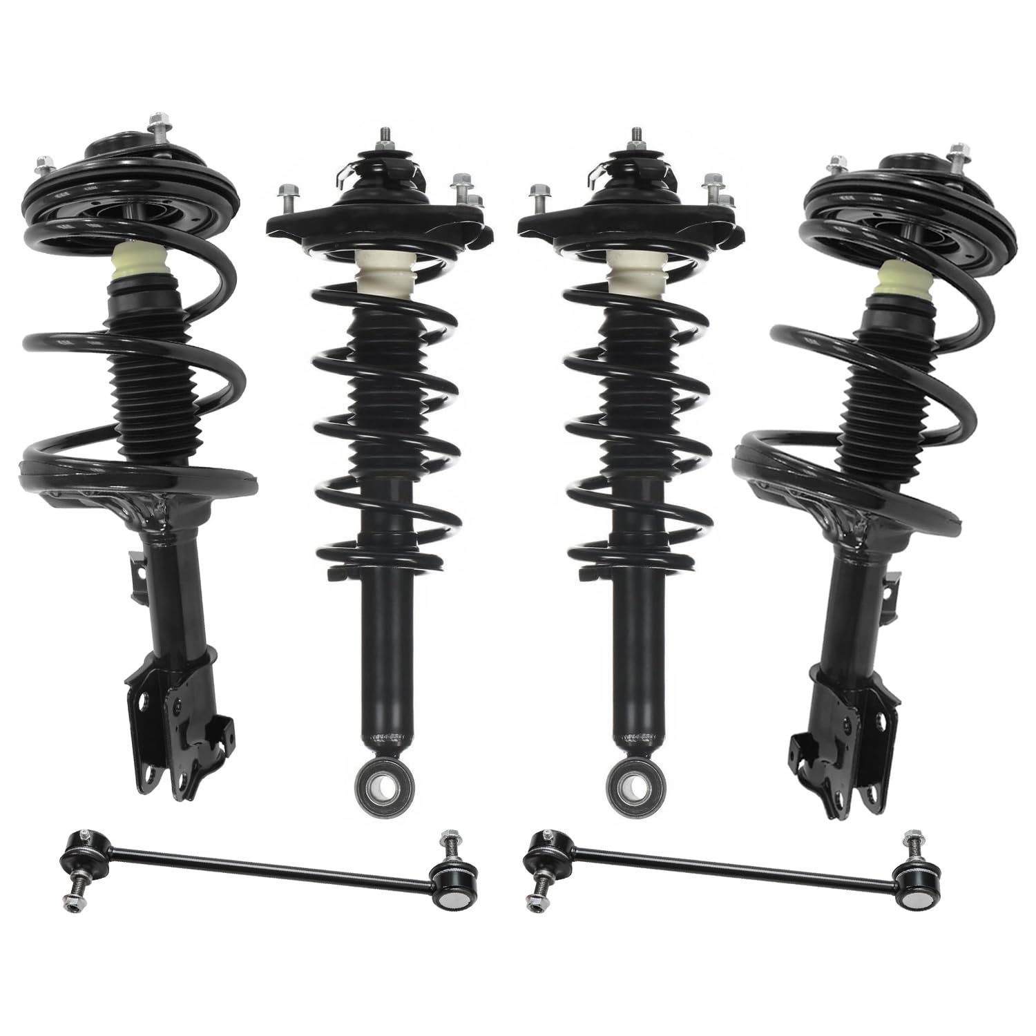 Detroit Axle - 6pc Struts Sway Bar Links for 2006-2012 Mitsubishi Eclipse