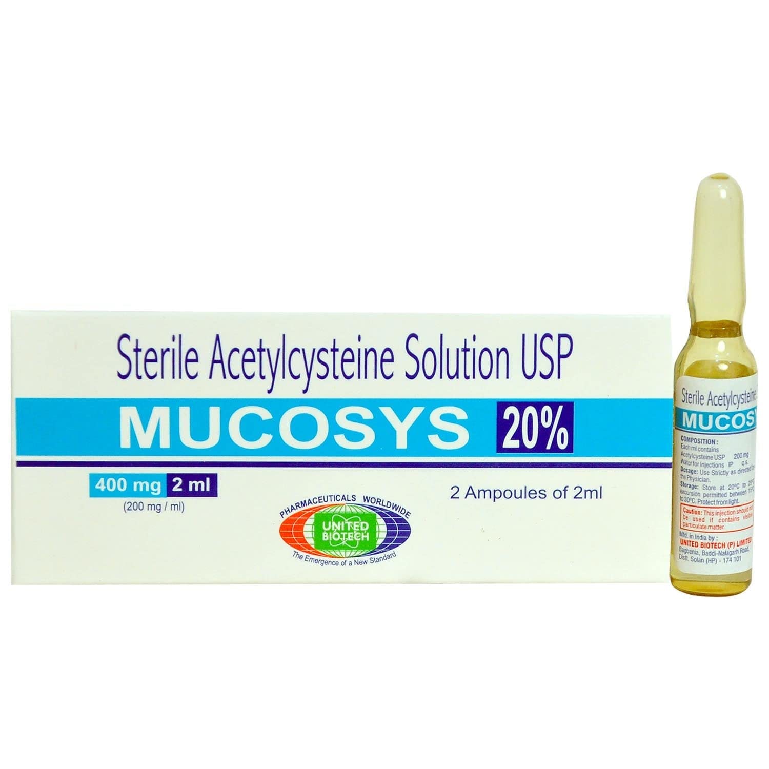 Mucosys 20% - Vial of 2ml Injection : Amazon.in: Health & Personal Care