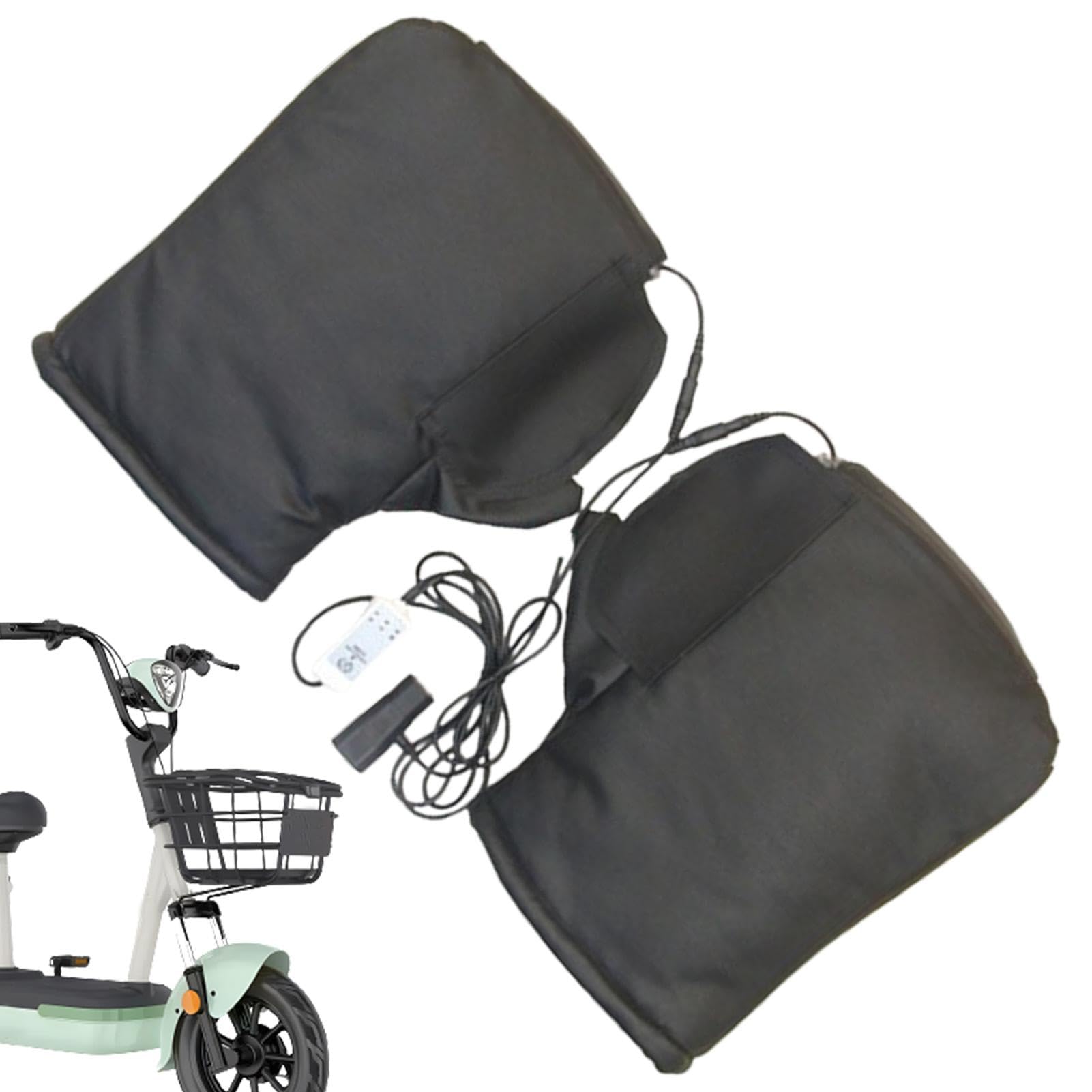 Manopole Per Manubrio Per Moto - Guanti Per Manubrio Per Moto Riscaldati, Manicotto Per Impugnatura Riscaldato Per Moto | Manopole Per Manubrio Antivento Impermeabili, Per Manubrio Riscaldan