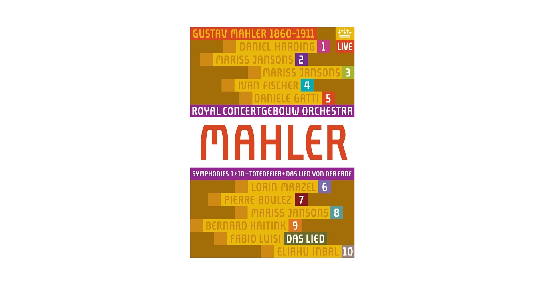 Gustav Mahler: 交響曲第1-10番 CD+Blu-rayセット Amazon.com: Symphonies 1-10 / Das Lied Von Der Erde [Blu-ray