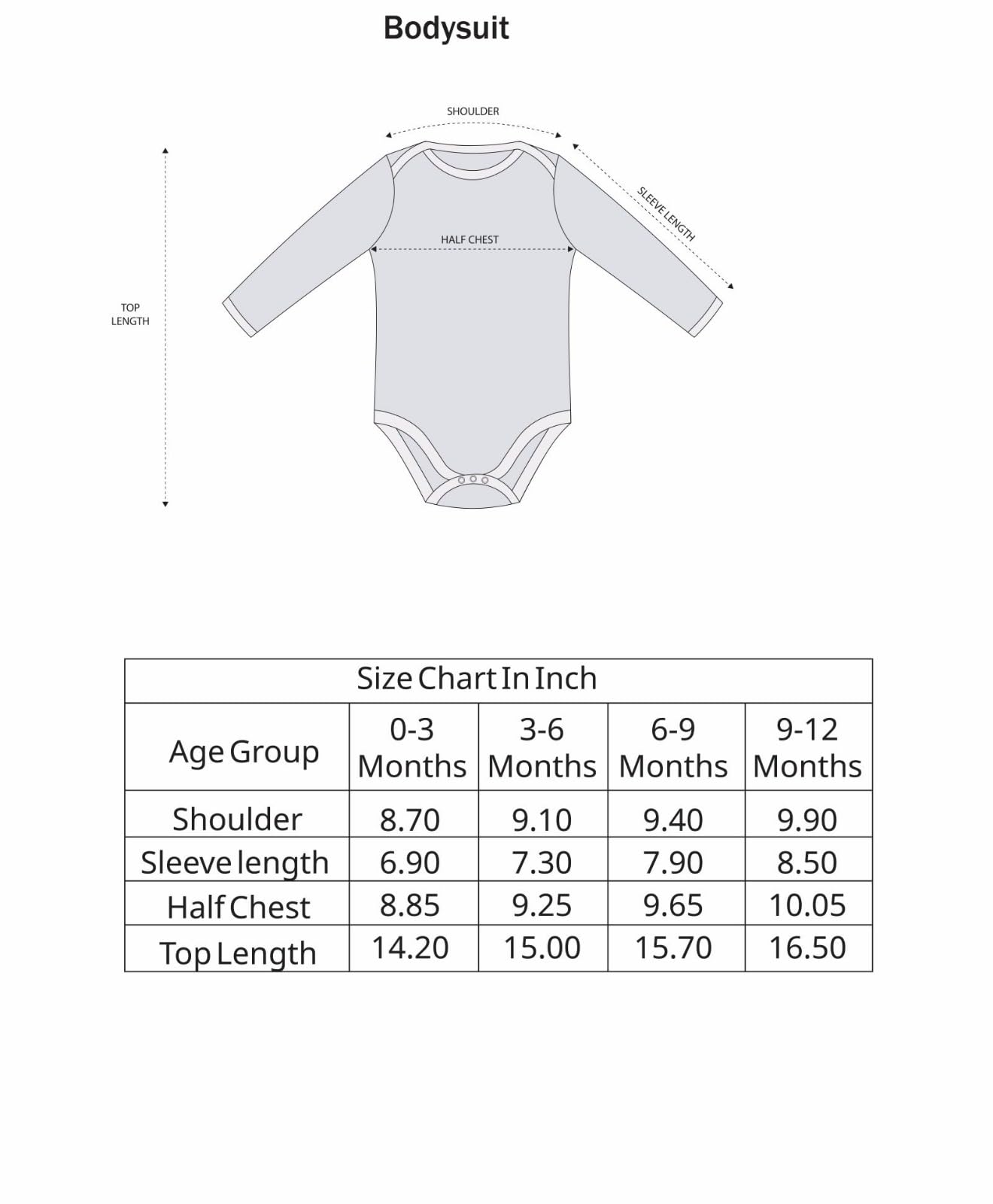 BUMZEE Body unisex para bebé