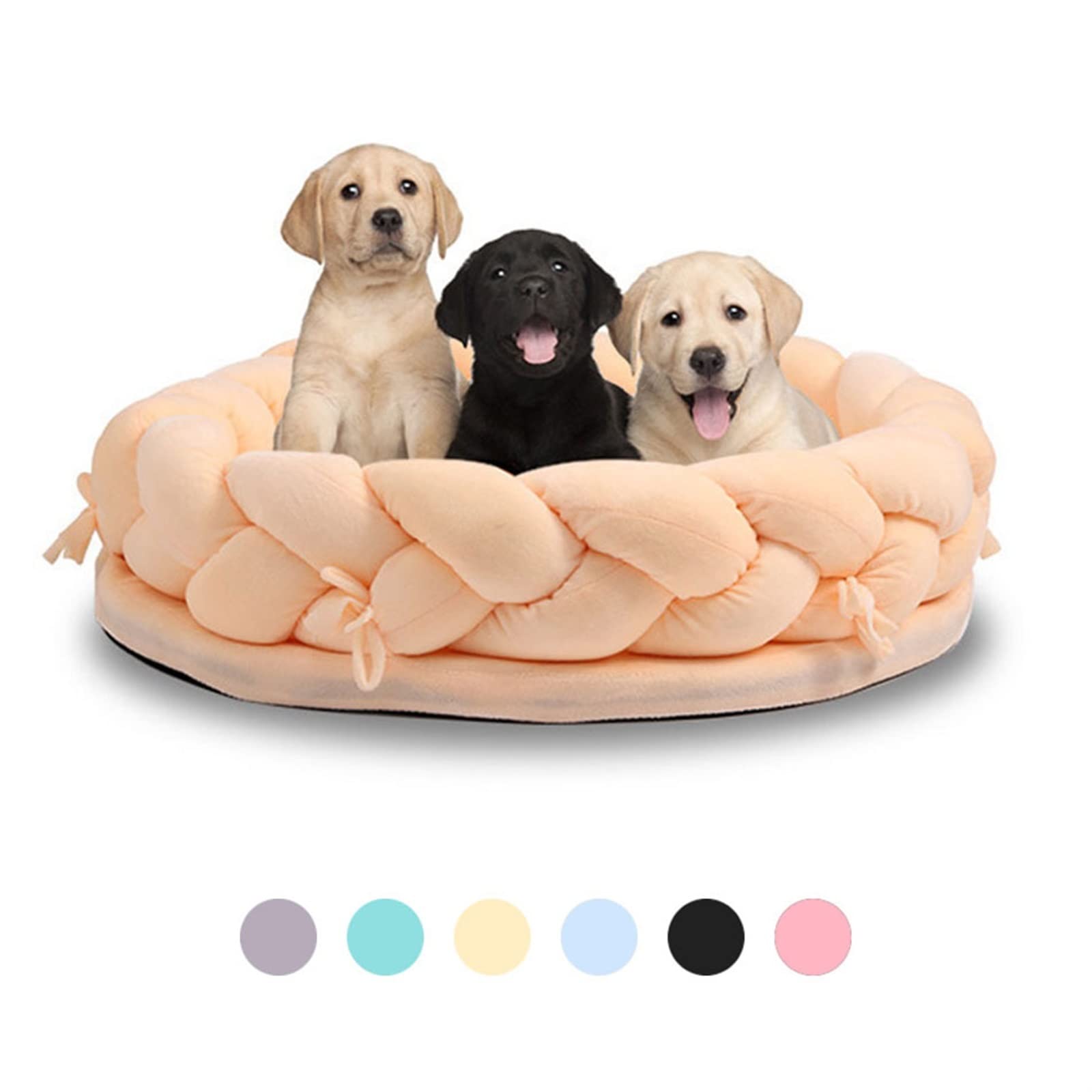 Amazon.co.jp: QUEAWOQ ペットベッド 犬 猫 クッション 子犬