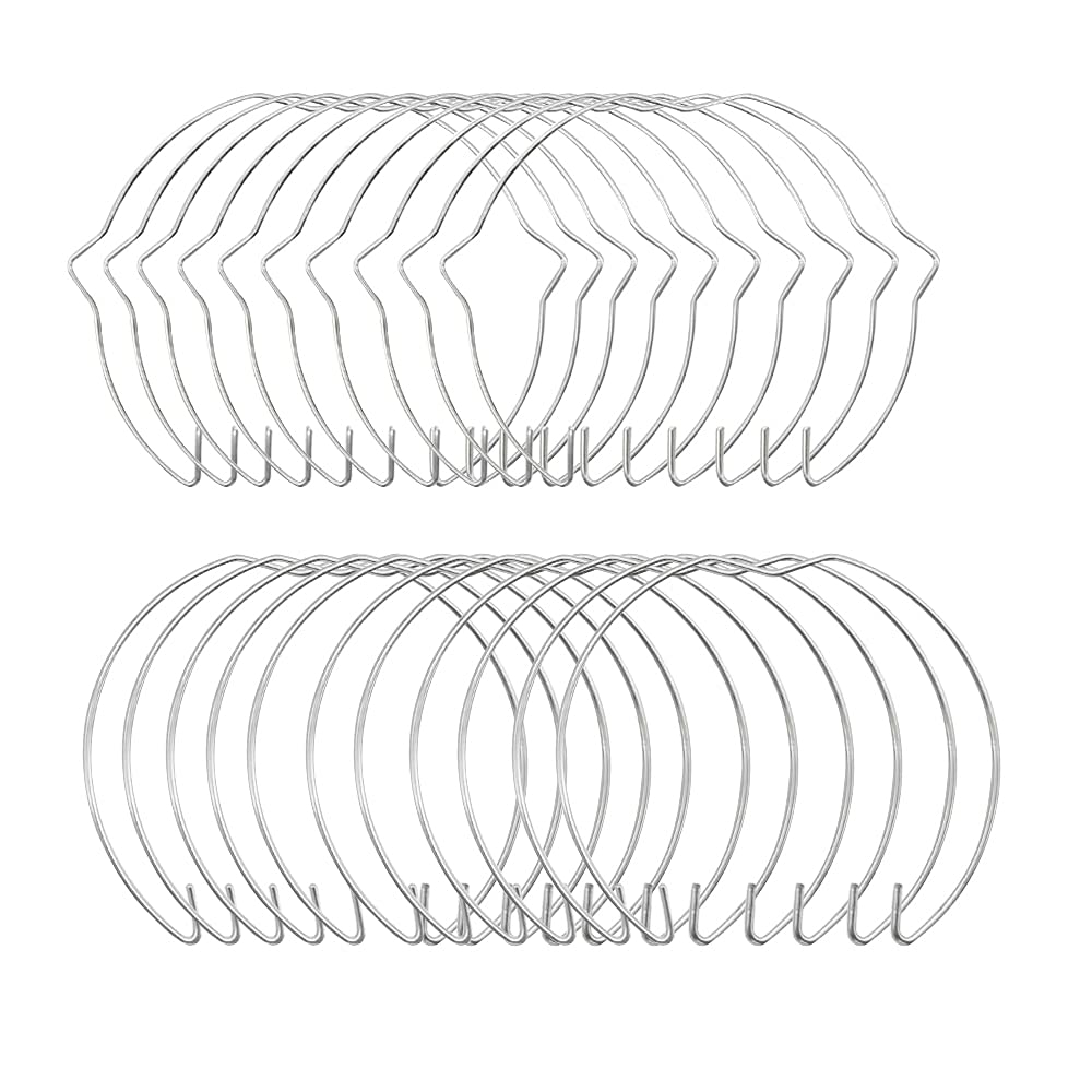 ZHIQIN20Pcs Lamp Retaining Spring Clip Retaining Ring Clasp Clip LED Downlight Retainer for GU10 MR16 50mm Diameter