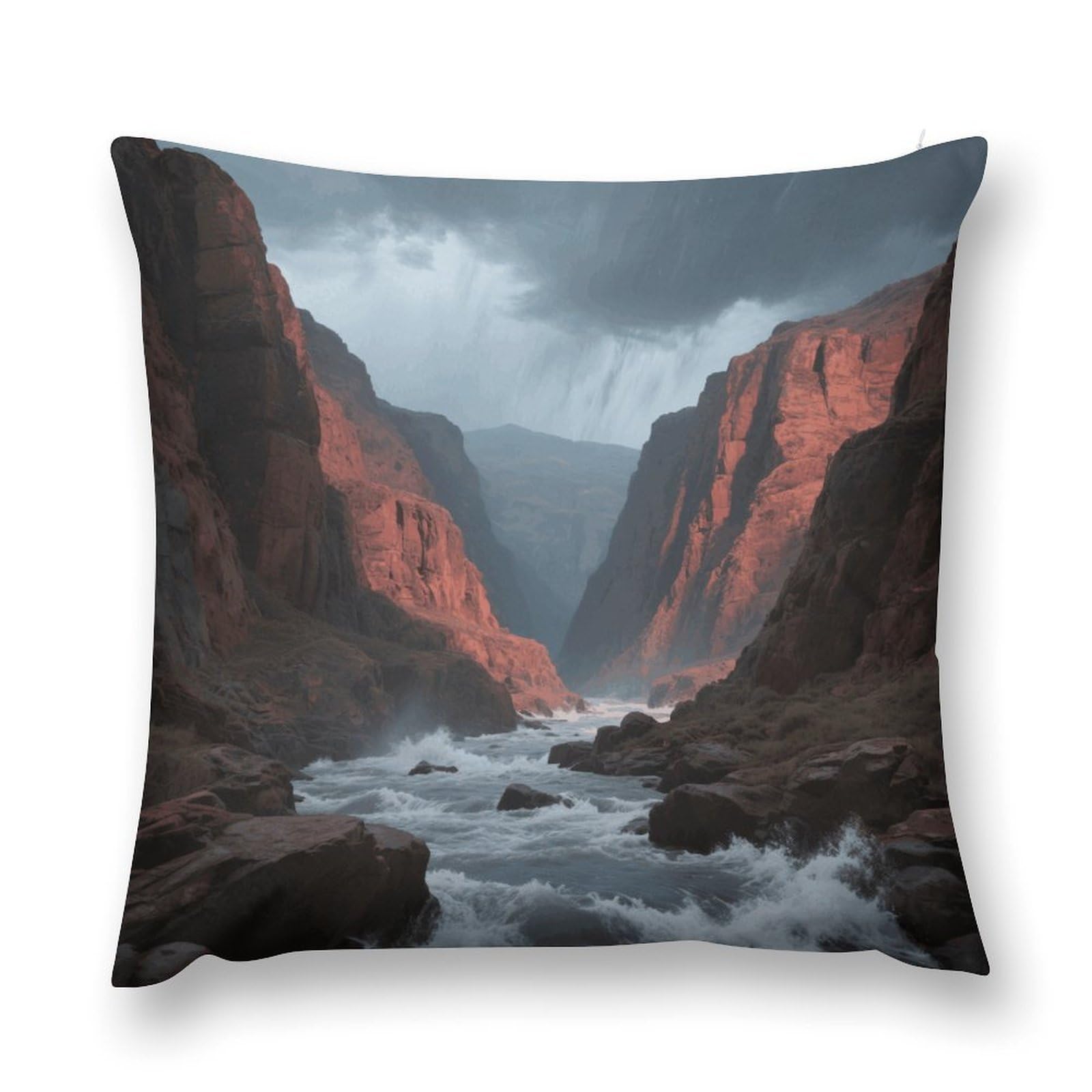 VstaDank Topographic Throw Pillow Cover with Hidden Zipper Farmhouse Couch Pillow Cover Cozy Soft Short Plush Cushion Case Fashion Square Decorative Pillow Cover for Living Room
