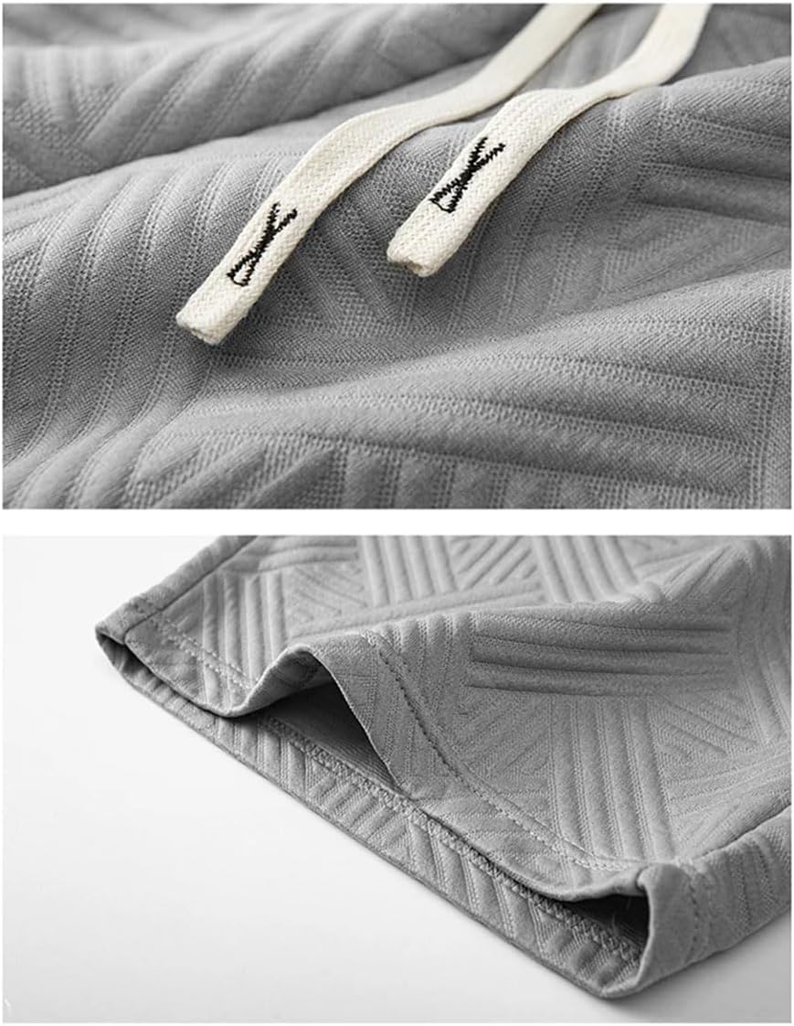 Men's Sports Shorts Diagonal Stripes Drawstring Pockets Outdoors Hiking Solid Short Pants