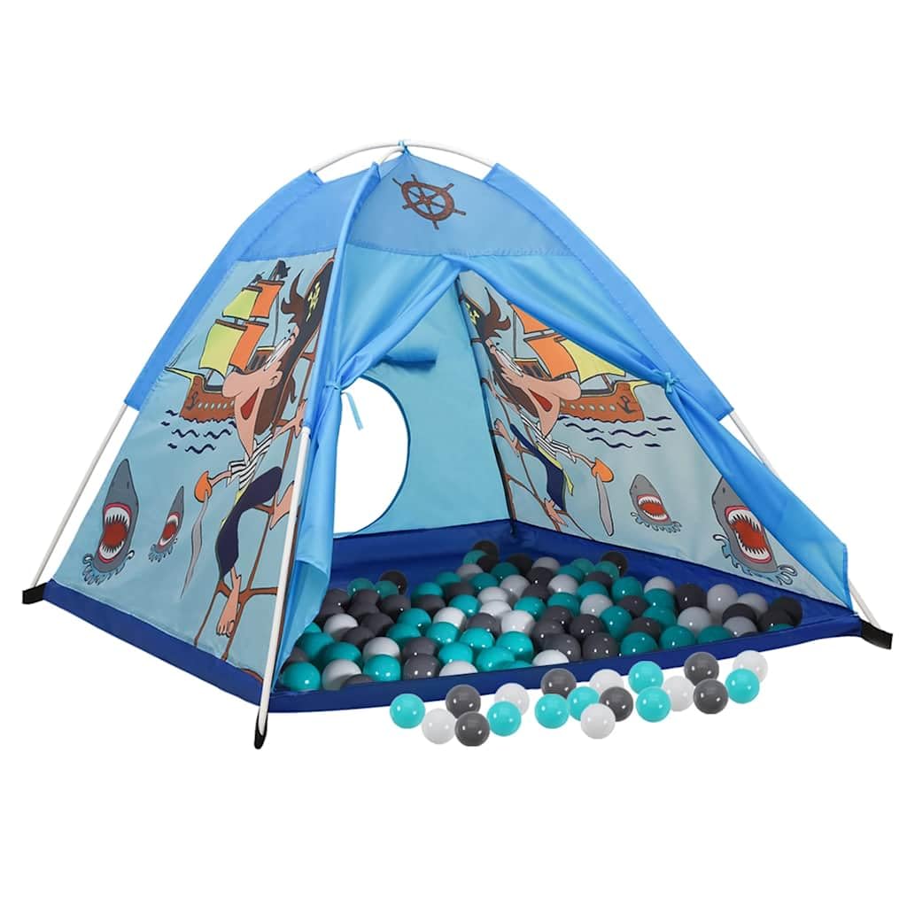 Genérico Tienda de Juegos para niños con 250 Bolas Azul 120x120x90 cm,Juegos y Juguetes,Estructuras para Juegos al Aire Libre,Tiendas y túneles de Juego,Azul,3107743