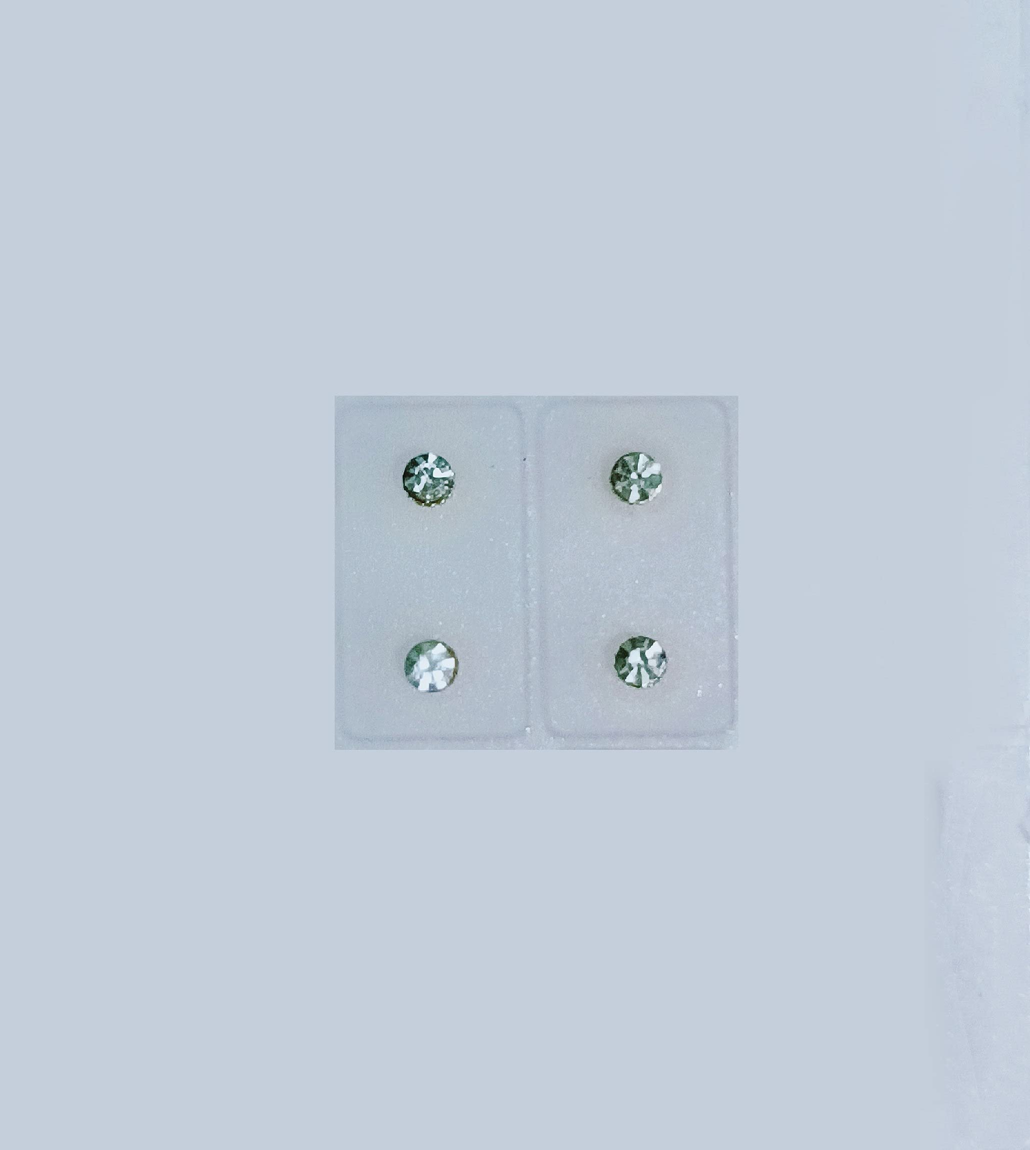 Brij Sugandha White Diamond Tops KUNDAL Solitare Metal Earring for Laddu Gopal, Radha, Krishna etc. Size 0 to 8 No. by The Kanha Store (Large) (B0957VNSCF) Amazon Price History, Amazon Price Tracker
