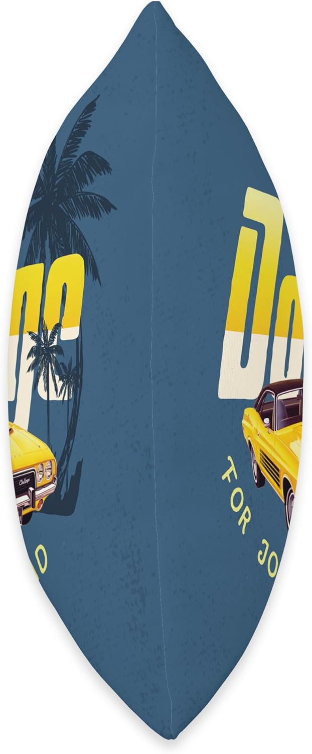 Dodge Retro Journeys Throw Pillow