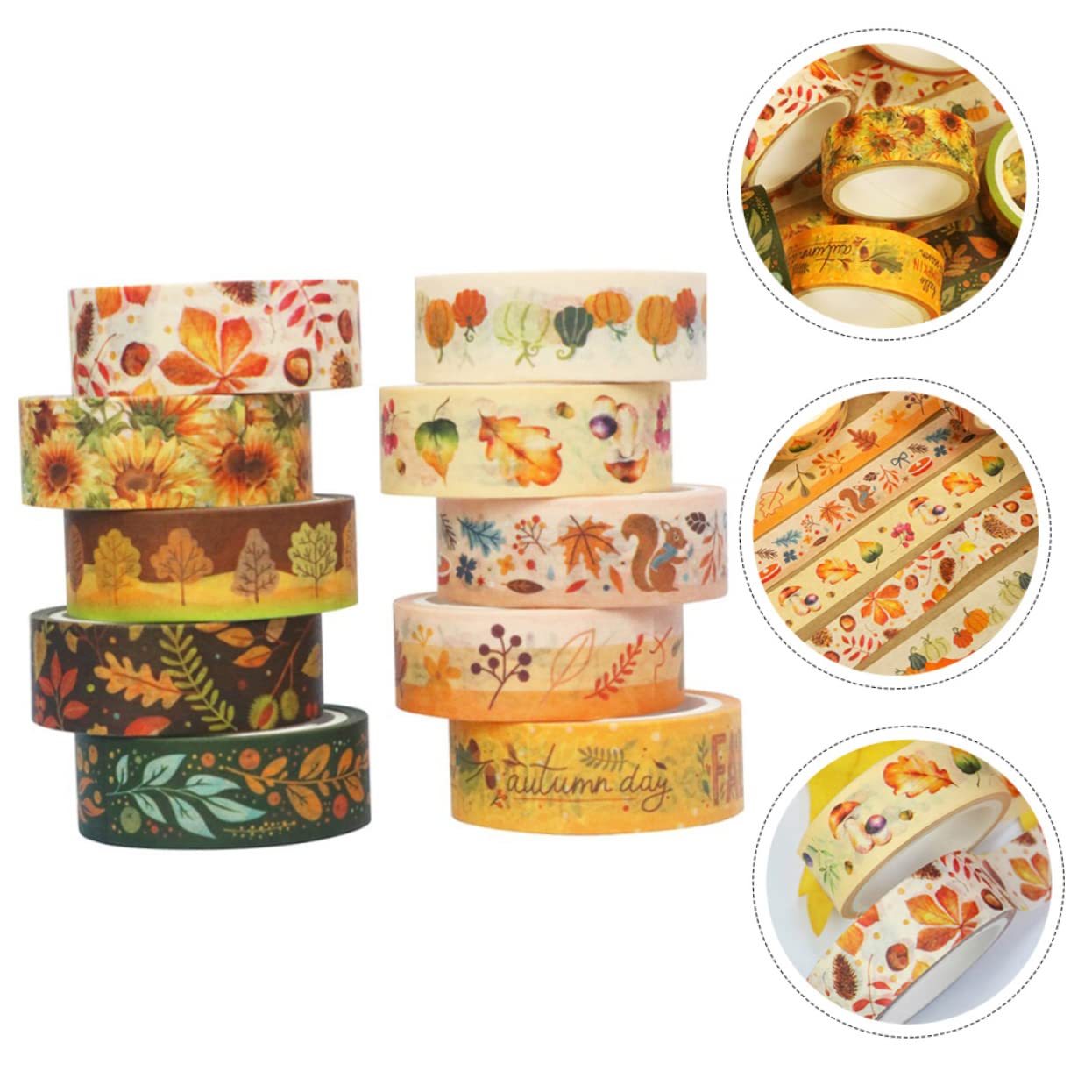 Ciieeo 40rollos Cinta Washi Para Scrapbooking Cinta Vintage Para Manualidades y Agendas