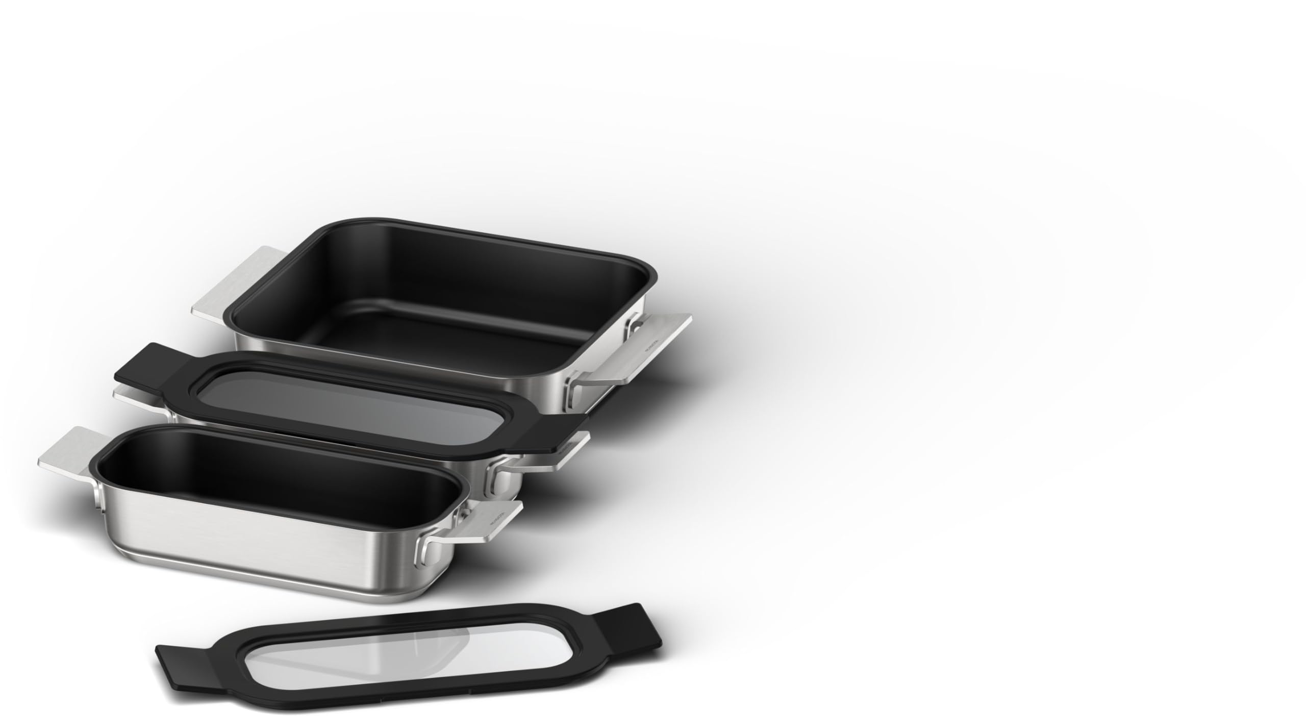 Siemens Kochgeschirr-Set 3-teilig HZ9FF030 | Leicht stapelbar, Induktionsgeeignet, Flex Pfanne, medium, 6 l Fassungsvermögen, 0 l Fassungsvermögen, Inklusive Schutzvliese