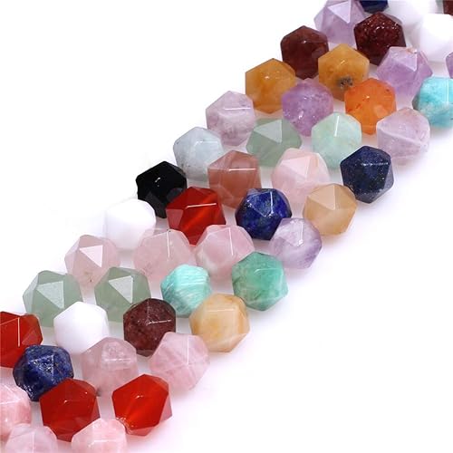 Gema interior AAA de 0.236 in natural facetado ópalo rosa Cambay piedras preciosas para hacer joyas sueltas hilo 15 pulgadas