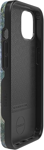 Vista 1097 de Casely Funda para iPhone 13 Compatible con MagSafe Color Splash de medianoche Funda retro abstracta Color de medianoche Splash Abstracto