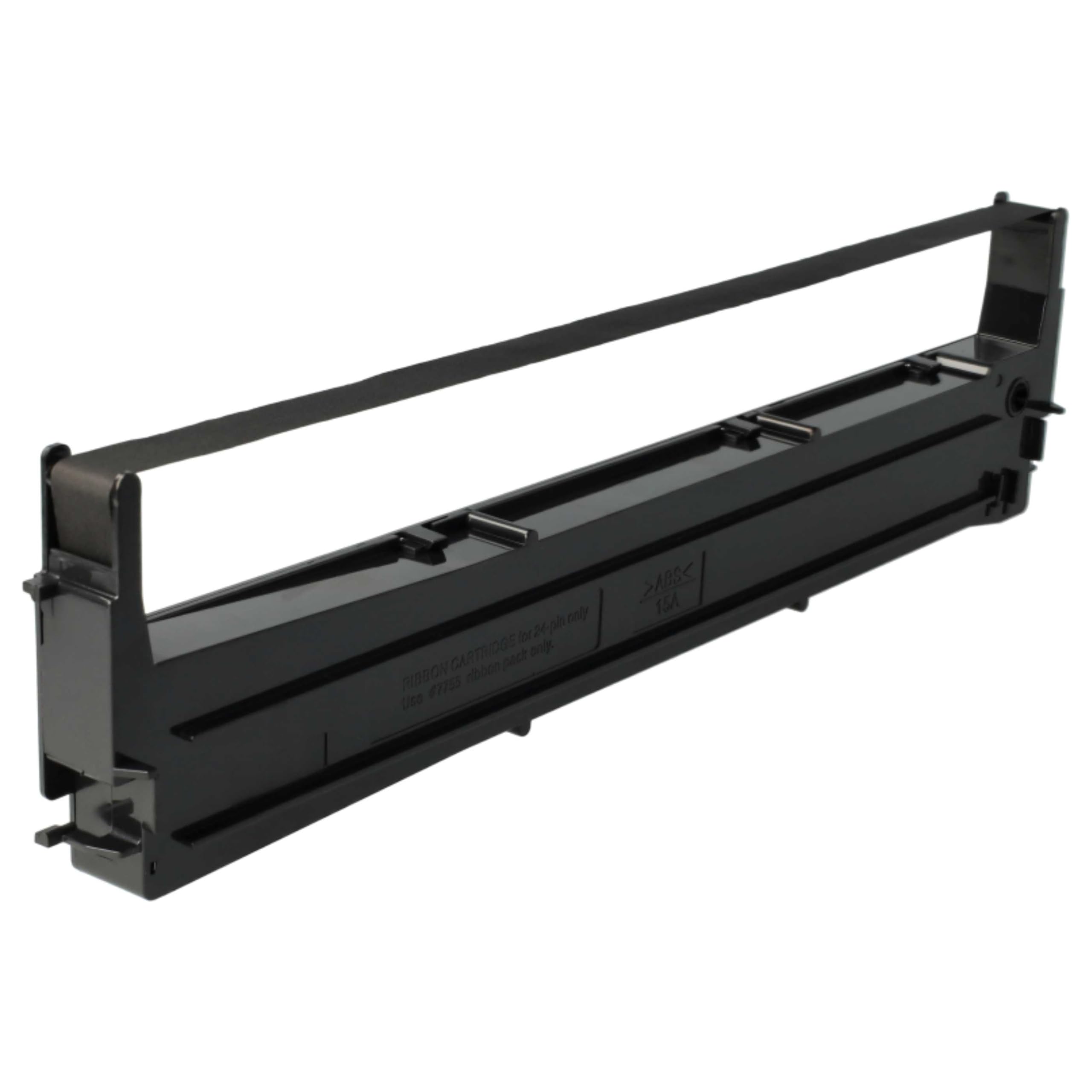 vhbw 10 x taśma barwiąca zamiennik do Epson C13S015021, S015637 do drukarki igłowej, drukarki bonowej - czarna