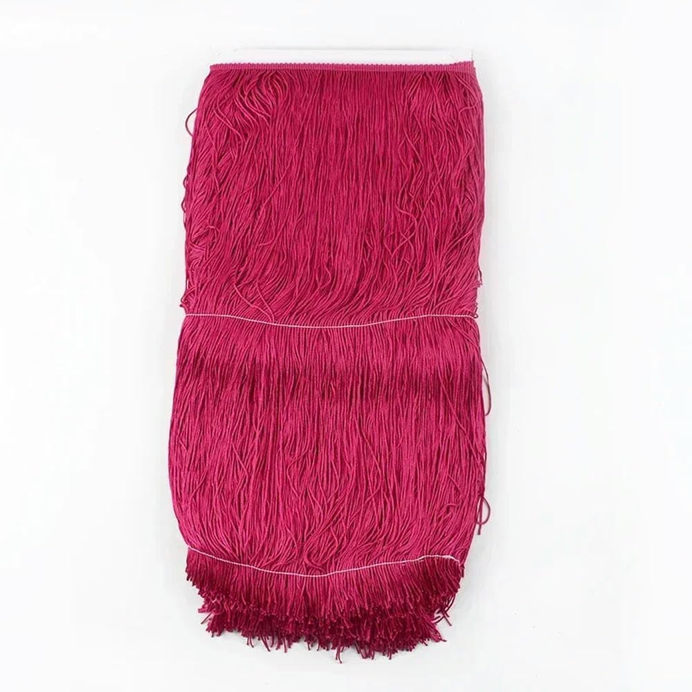 VIXDA 10Yard 50cm Long Fringes Lace Tassel Trim Latin Dance Curtain Trimming Sewing Decoration Tassels Fringe Ribbon