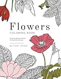 Flowers Coloring Book: Botanical Patterns and Charts for Beautiful Color Play