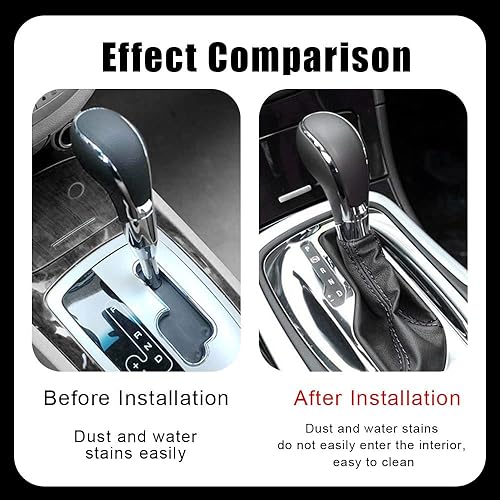 Miniatura 5 de Middrivr Funda para maletero de automóvil, funda de piel de gamuza, funda de repuesto de funda de arranque manualautomático, polaina de freno de