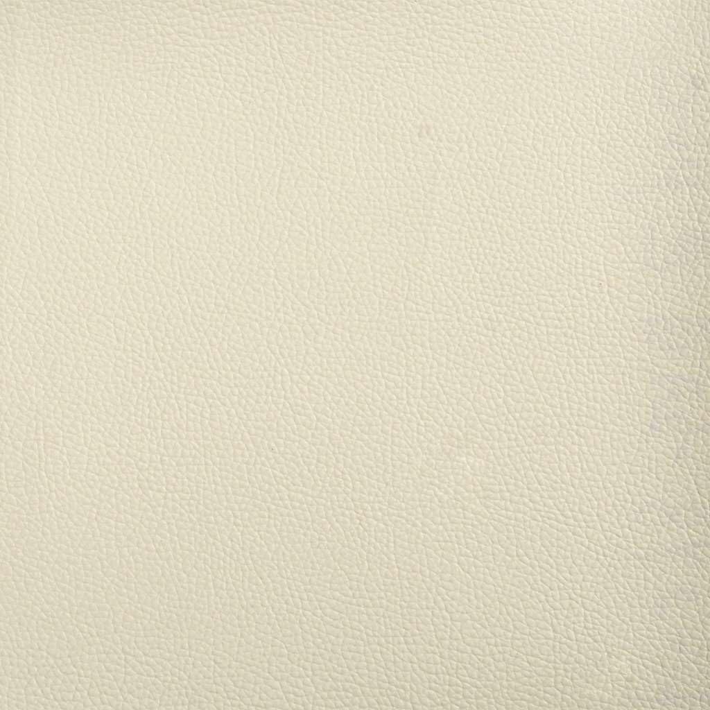 Podnóżek, kremowy, 70 x 55 x 41 cm, sztuczna skóra, tapicerowana, do salonu, sypialni, korytarza, z miejscem do przechowywania