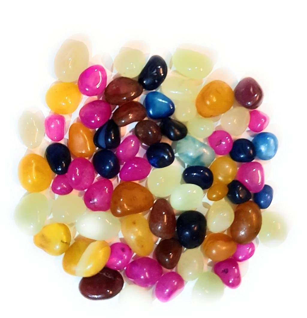 OhhSome [500GM] Mixed Multi Colour Onyx Pebbles