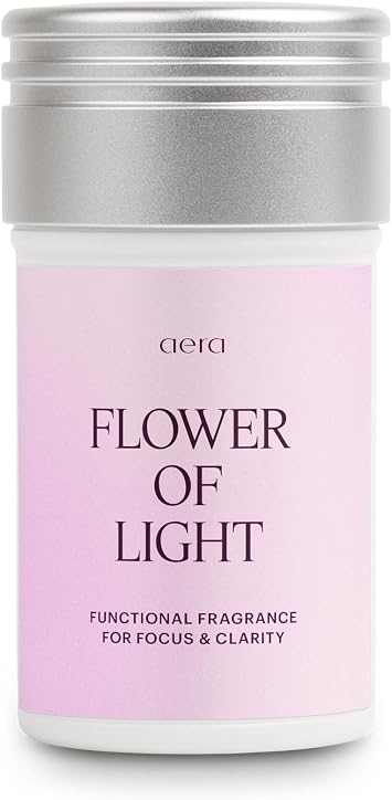 Aera Flower of Light Smart Home Fragrance Scent Refill Jasmine, Iris & Tonka Bean Aromatherapy Capsule Functional Fragrance for Focus & Clarity Luxury Home Scent Works with Aera Diffuser