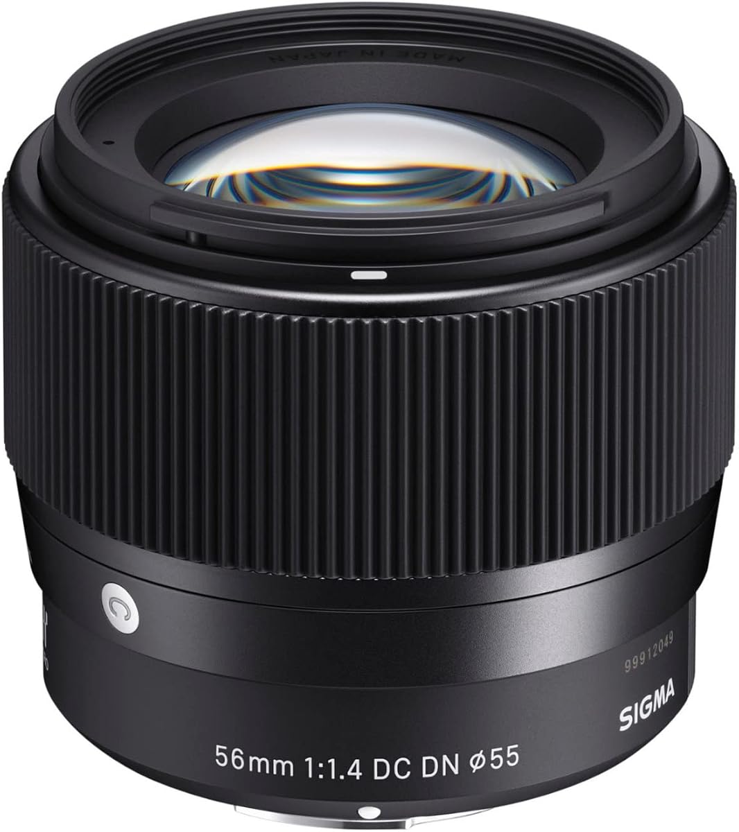 Lente de cámara fija fija de 56 mm para montura E (Sony), negro (351965)