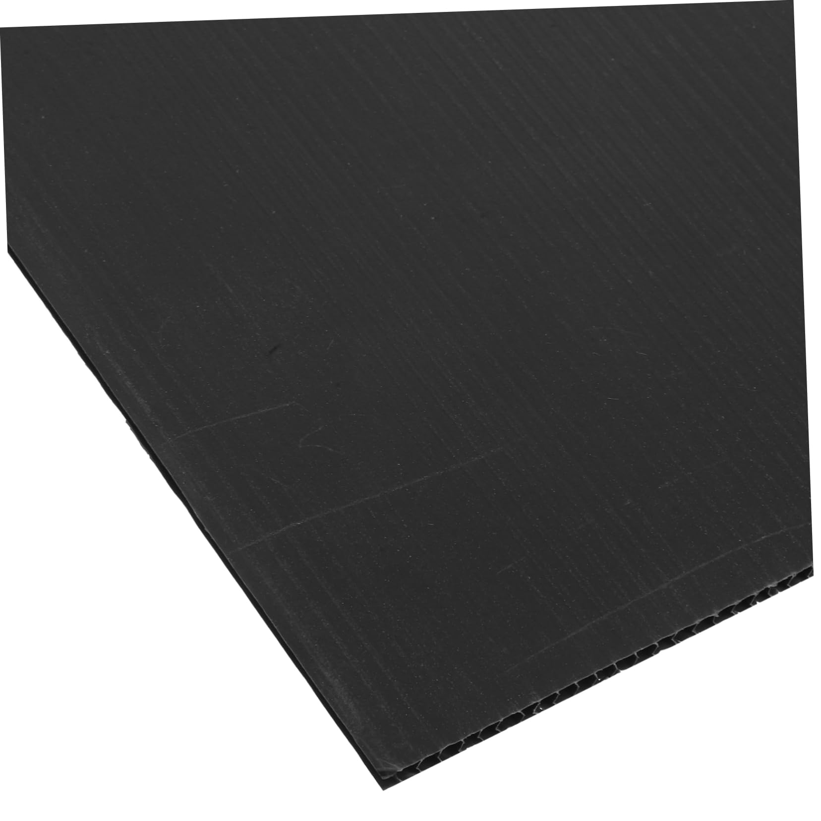 Planche Plastique Ondulée Noire 10pcs pour Rentrée Scolaire, Art