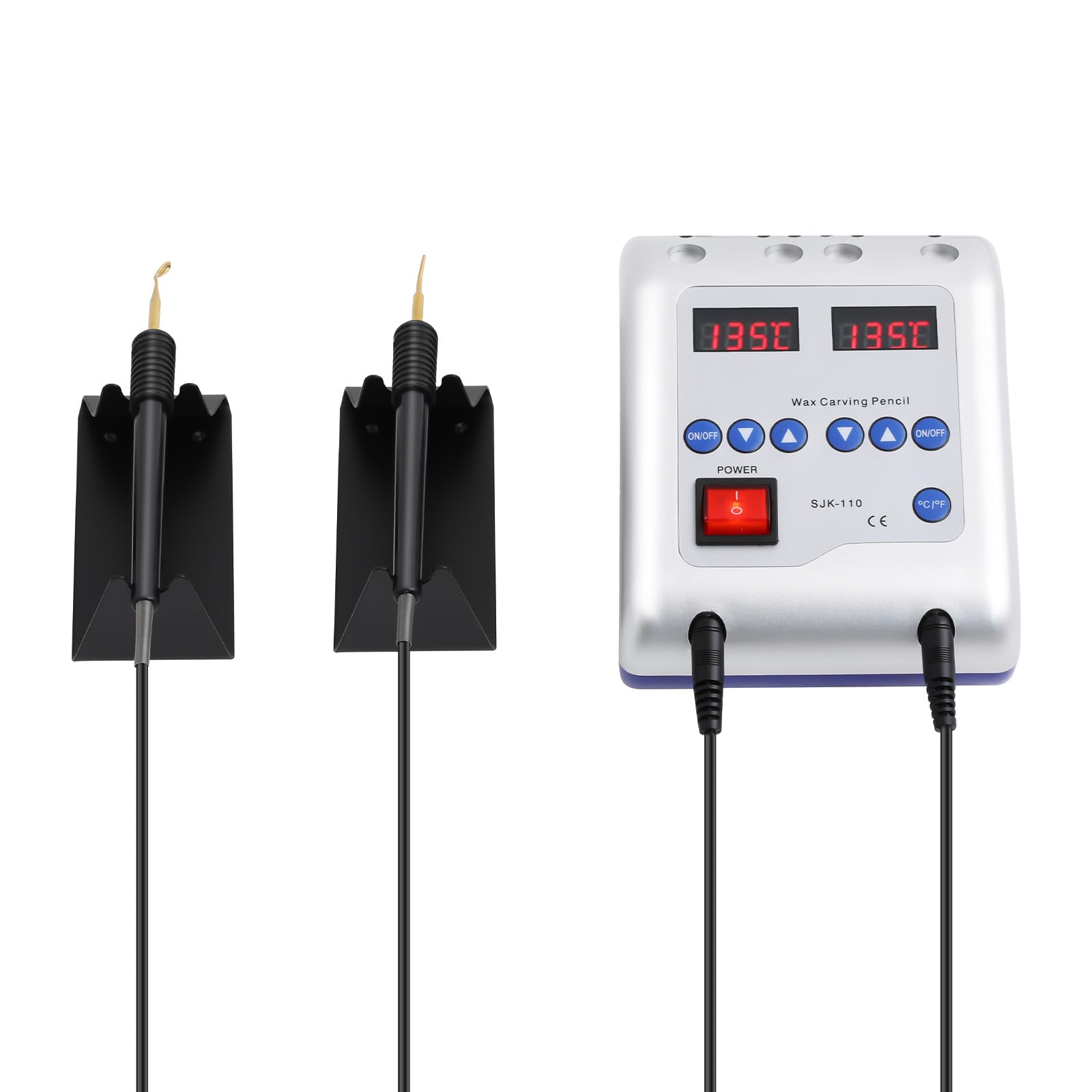 Macchina per cera elettrica digitale AC 240 V cera elettrica per dentisti con 6 punte e 2 penne strumento di intaglio multifunzione per dentisti, industria, scultura