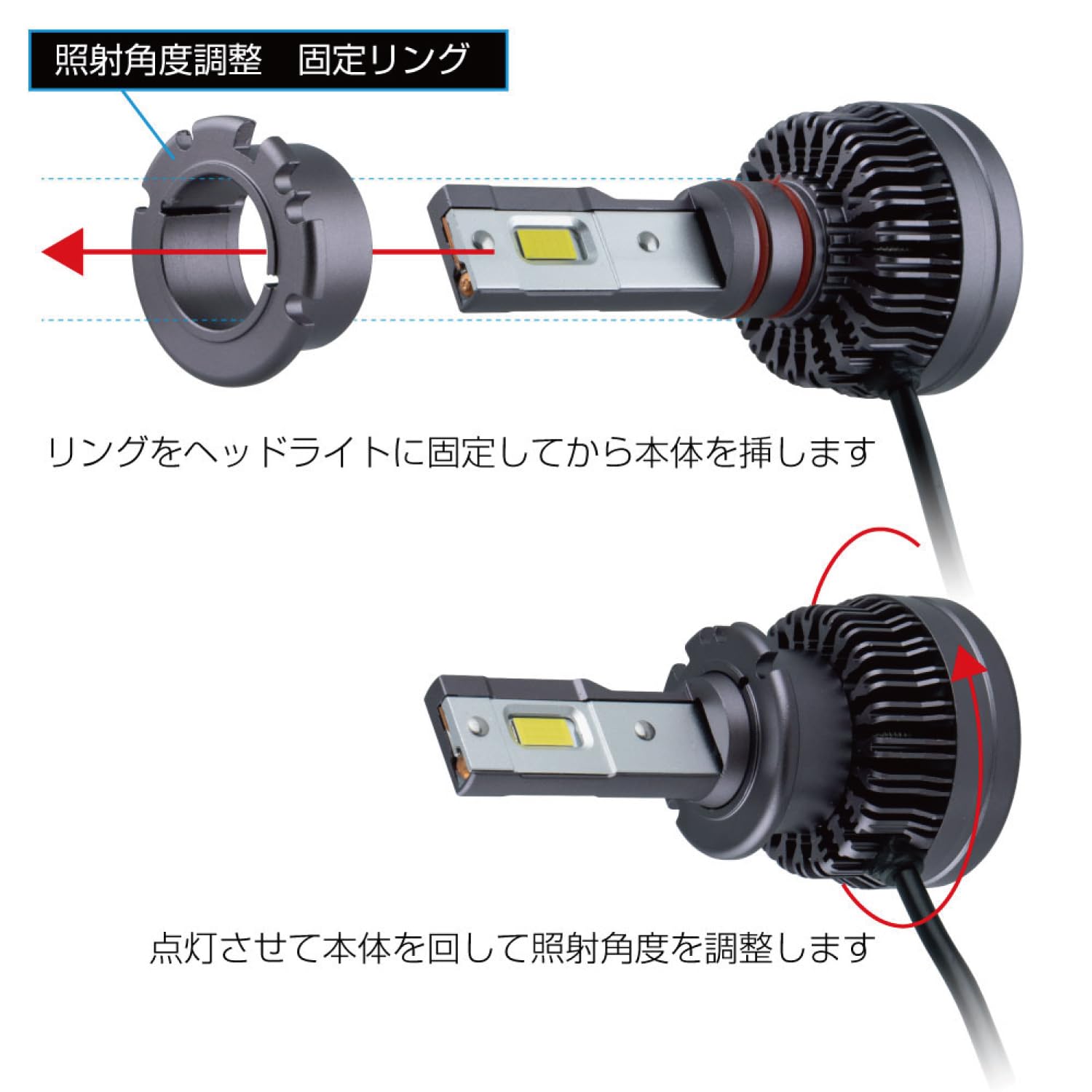 Amazon | ジェット イノウエ(JET INOUE)LEDヘッドライトバルブ D2S/D2R
