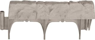 Suncast BSE10TG Border Stone Edging 10-Pack - No-Dig Resin Garden Border for Custom Landscaping