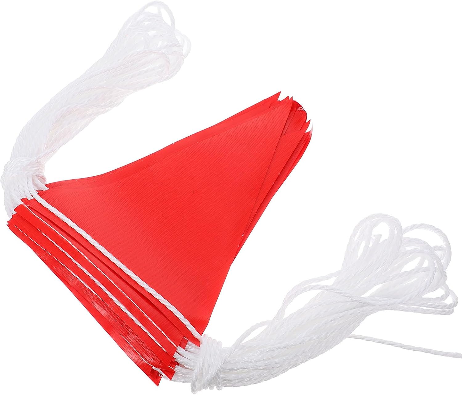VALICLUD High-visibility Warning Flags Safety Pennant Banner Flags with Multifunctional Design and Sturdy Pvc Material for Safety Barriers and Emergency Situations