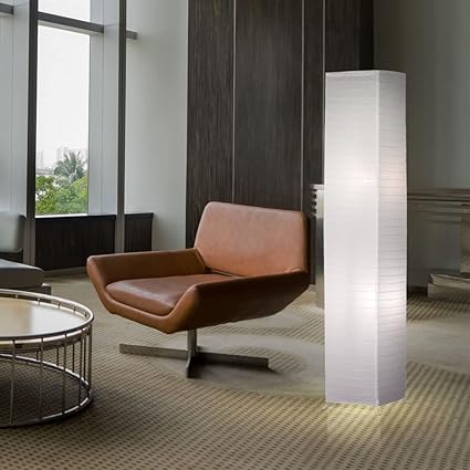 RL LIVE YOUR LIGHT Reality Leuchten Papieren staande lamp, 2xE27, maximaal 60 W zonder lamp, 130 cm, R40122001, wit photo 2