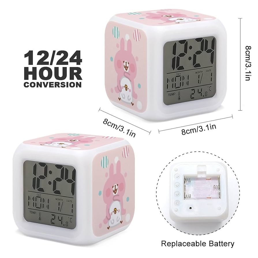 Amazon.co.jp: カナヘイの小動物 目覚まし時計 アナログ 大音量