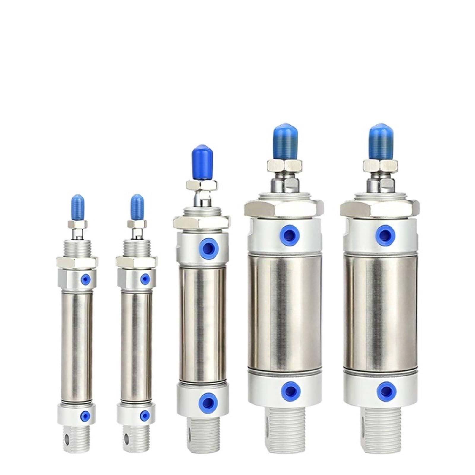 Vérin pneumatique MA 32mm course 400mm en acier inoxydable double action