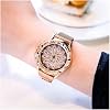 Watches Men Watches Women Orient Wristwatches Wrist Watches Cheap Women Watches Fashion Sleek Minimalist Quartz Analog Mesh Stainless Steel Waterproof Chronograph Watch Color: D, Size: