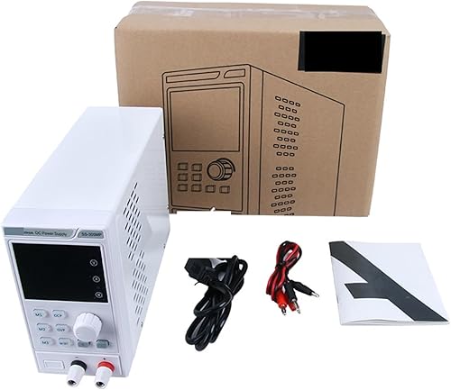 Miniatura 6 de Fuente de alimentación de CC variable, 80V 10A 300W LED Digital Lab Bench Fuente de alimentación ajustable de banco de CC regulada fuente de