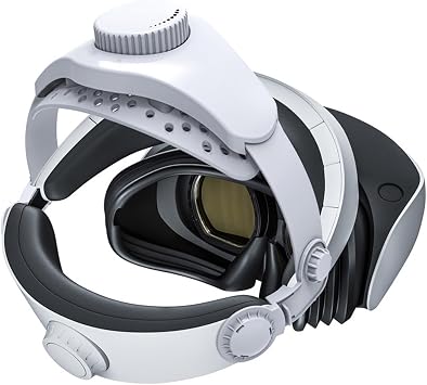 Adjustable Head Strap Compatible for PS VR2, Replacement Comfort Over Head Strap Balances Head Pressure Accessories for PSVR 2 Headset