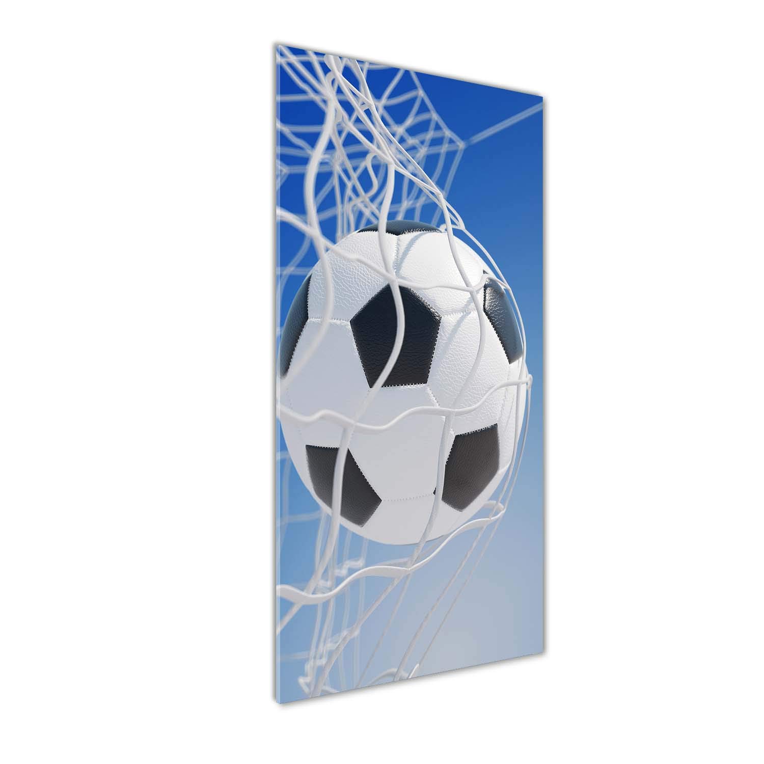 Impression sur Verre Acrylique Tulup 50x125 cm - Tableau Mural Sport Football Bleu