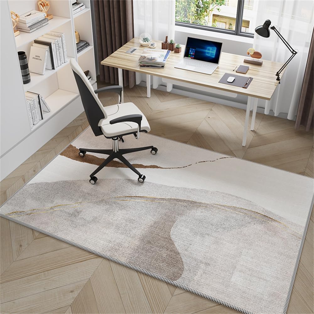 Odot Non-Slip Mat for Desk Chair, Protective Floor Mat Chair Wheels, Office Protection Mat, for Parquet and Hard Floors (Simple, 80 x 120 cm)