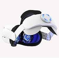 Vista 3 de Adjustable Head Strap Compatible for Meta Quest 3, Lightweight VR Headwear Bracket Holder Elite Strap Replacement for Enhanced Comfort Support and
