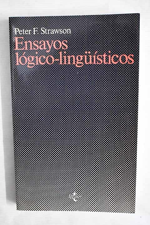 Ensayos logico-linguisticos