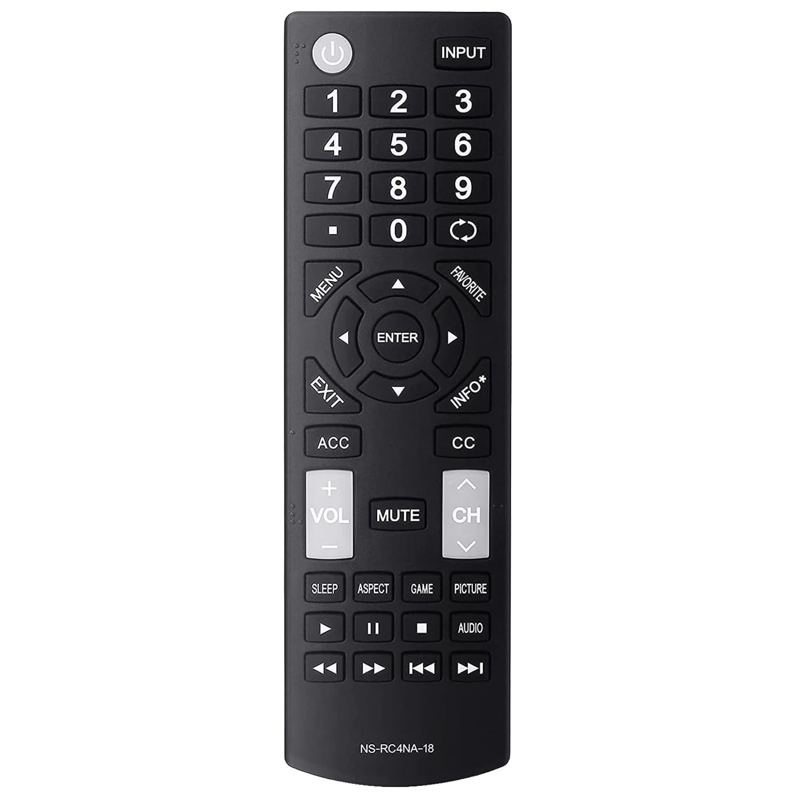 Télécommande universelle de rechange pour télécommande Insignia