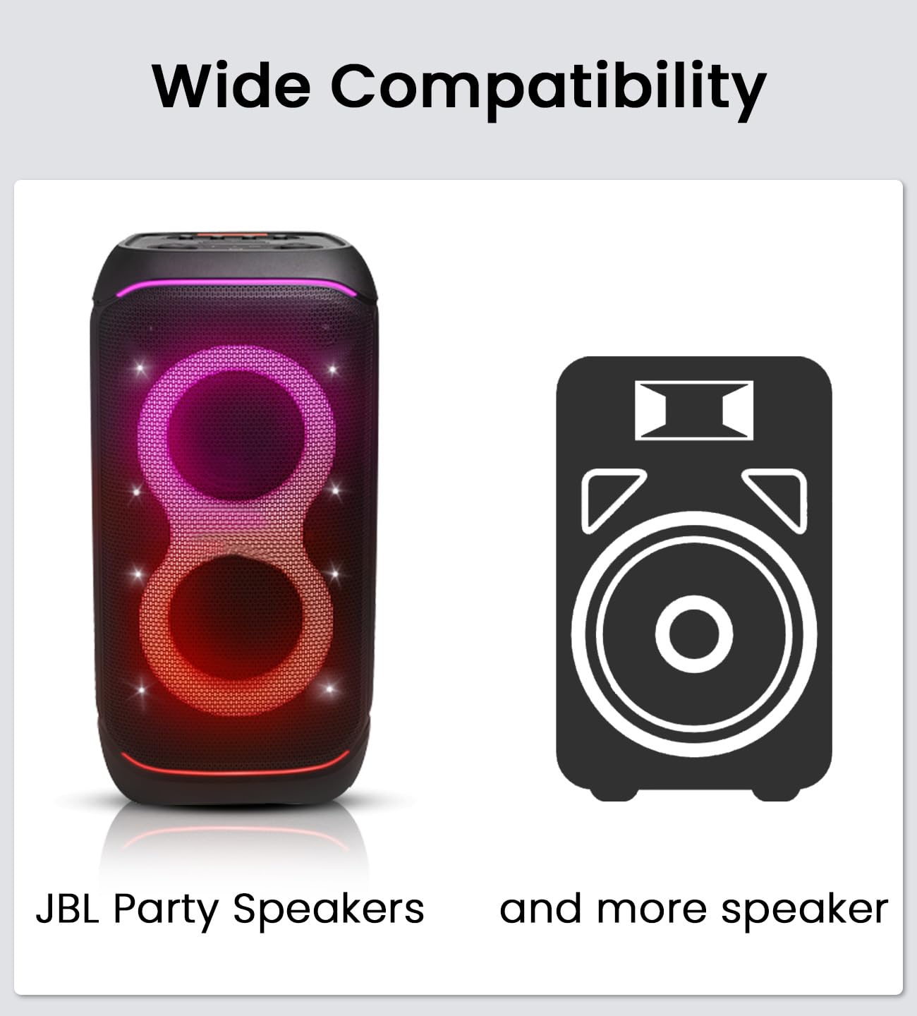 Amazon | Bicmice 電源コード JBL PartyBox Speaker 110/520/710/720