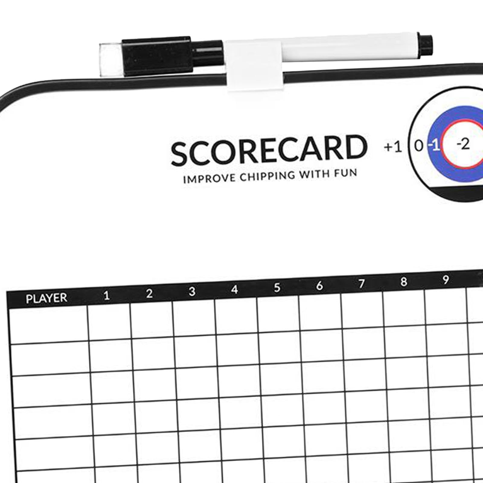 Colaxi Golf Scorecard Board, in Golf with Pen, Whiteboard, Erasable Scoreboard for Golf Game