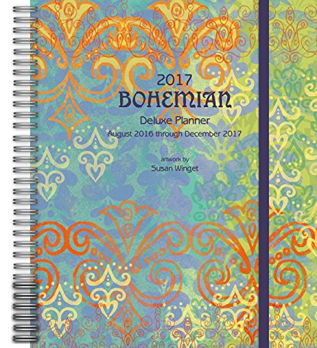 Wells Street By Lang Bohemian Deluxe Planner, 17 Month Calendar August 2016-December 2017 (17997061032) #TOP2