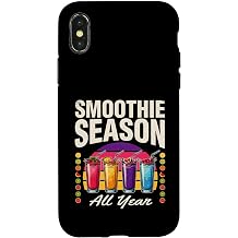 All Year Smoothie Season Fruit Drink Lovers Case for iPhone X/XS