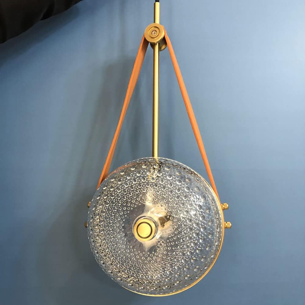 Plafonnier design tout en cuivre lustre moderne pour salon et salle à manger