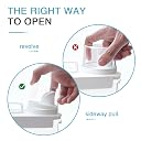 2 Pack Laundry Detergent Dispenser，61oz Detergent Dispenser, Refluxable Laundry Detergent Container, Plastic Liquid Laundry Detergent Dispenser for Laundry Room Organization With 6 Labels gallery image