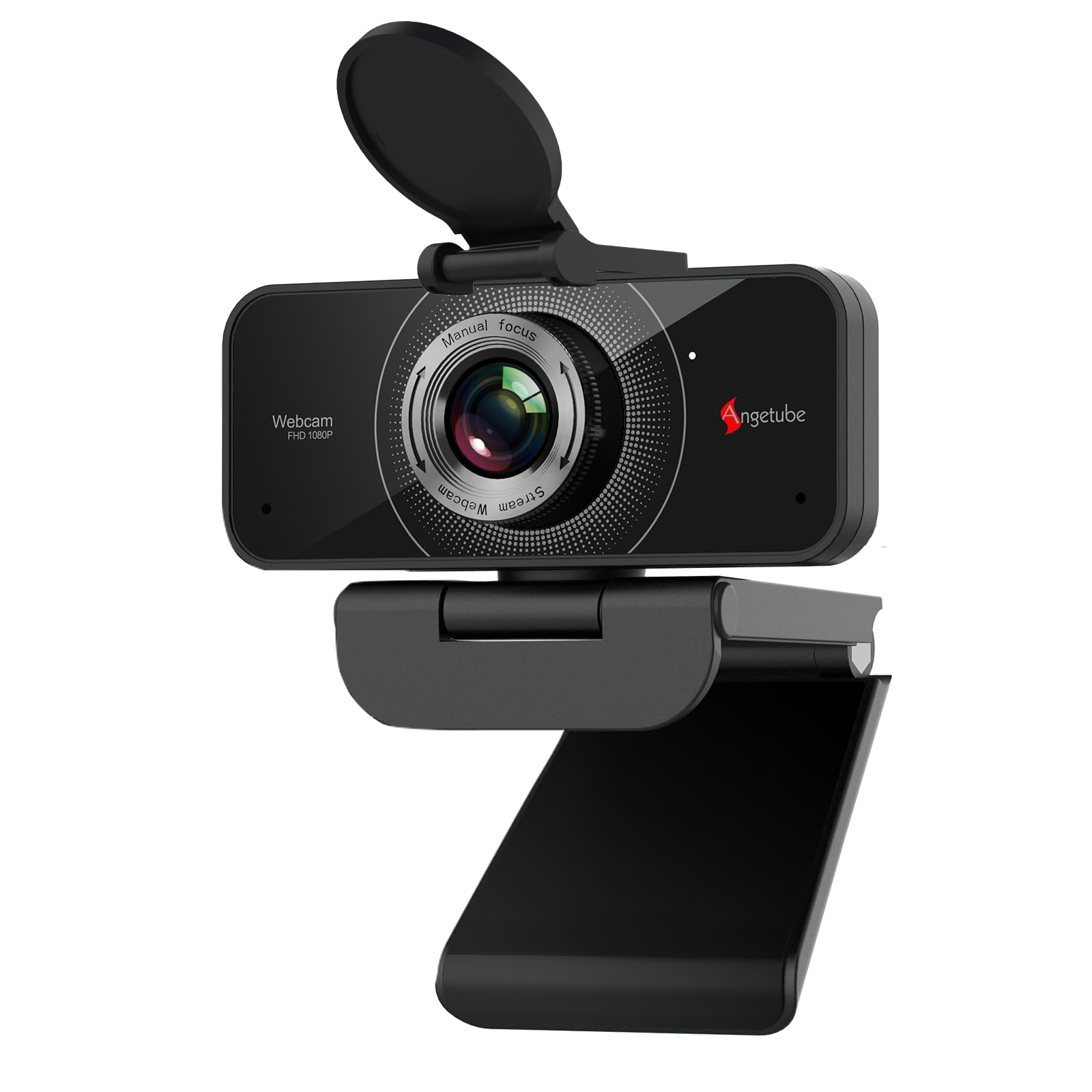 Angetube 1080P Webcam with Microphone - USB Computer Camera for Laptop/Desktop/Mac - HD PC Web Cam for Zoom/Skype/Teams/Xbox, Streaming | Video Conferencing | Calling