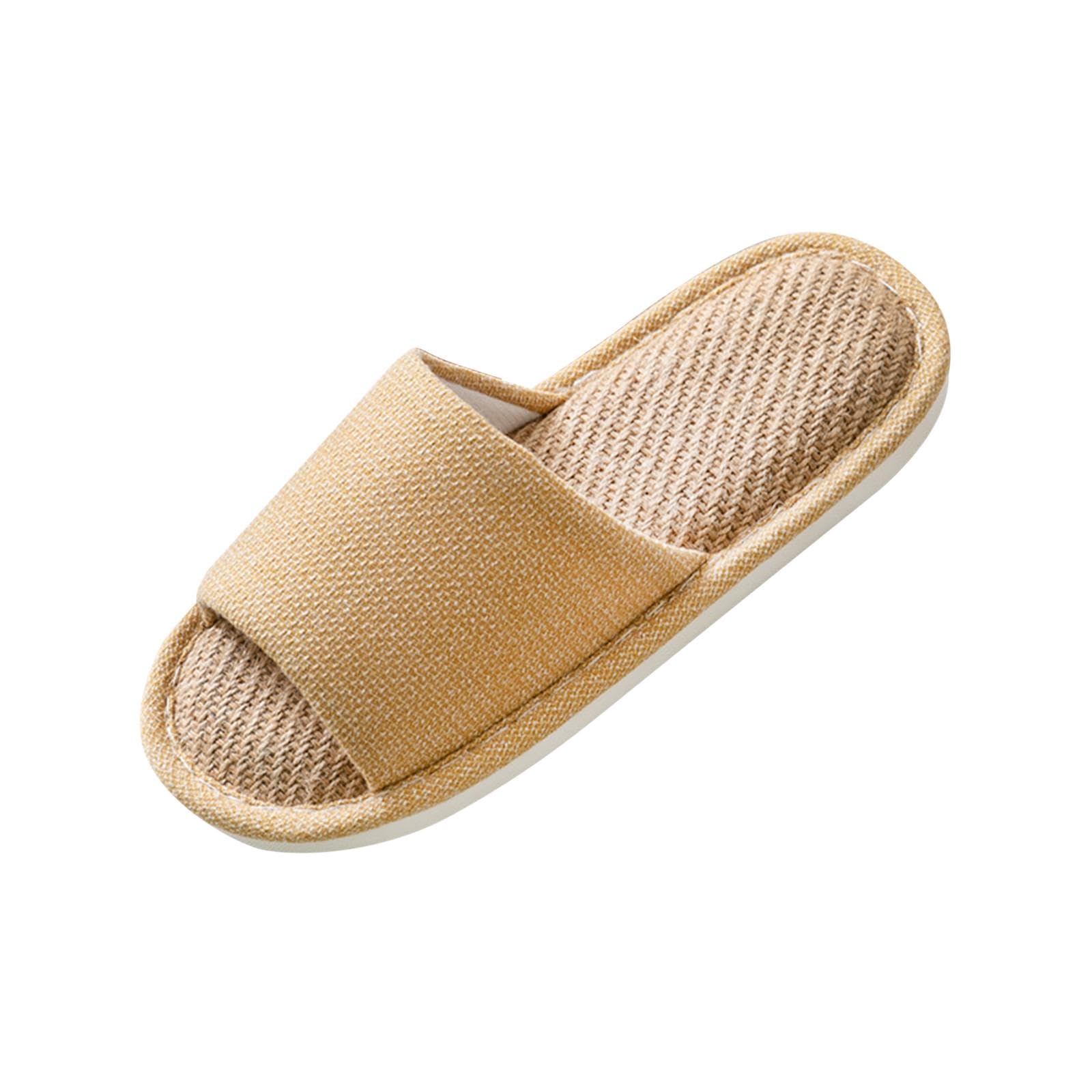 ecomistiq BNF®Couple House Slippers Household Summer Indoor Slippers for Home Indoor Party Yellow EU Size 38 39|Clothing, Shoes & Accessories|Womens Shoes|Slippers|Package Includes:1 Pair of Slippers-picture-52