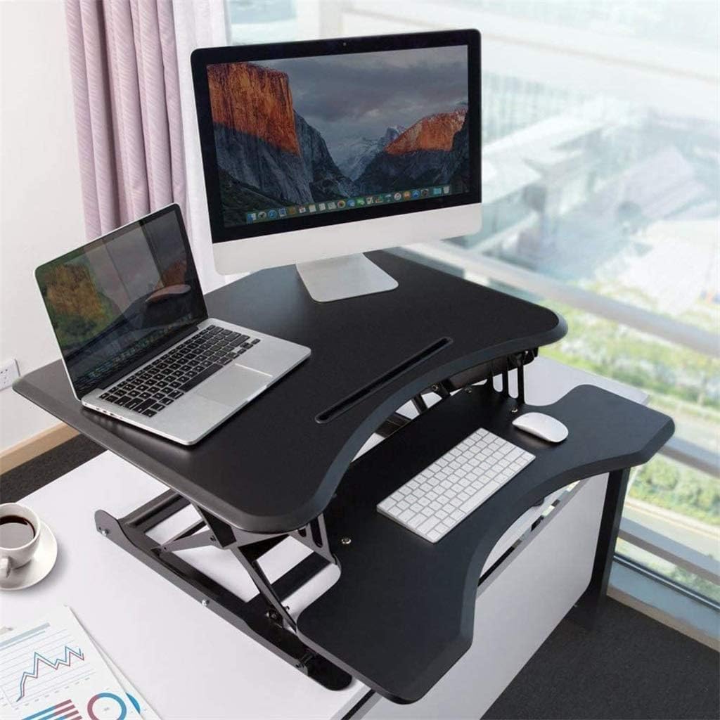 Computer Game Table for Home or Office, Standing Computer Table Can Be Lifted, Foldable Lifting Table